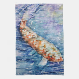 Karpfenfisch Geschirrtuch