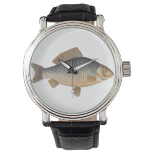 Karpfenfisch, Süßwasser anstrichen Armbanduhr