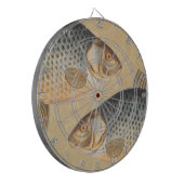 Karpfenfisch, Süßwasser anstrichen Dartscheibe (Vorderseite Links)