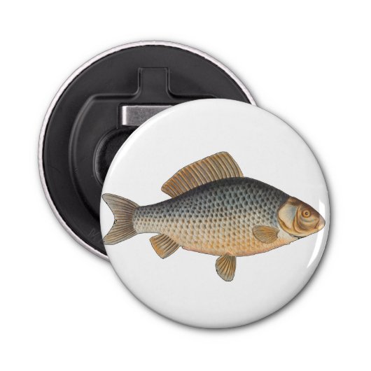 Karpfenfisch, Süßwasser anstrichen Flaschenöffner (Vorderseite)