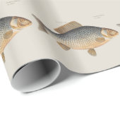 Karpfenfisch, Süßwasser anstrichen Geschenkpapier (Rolleneckpunkt)
