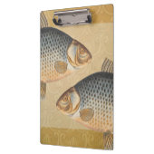 Karpfenfisch, Süßwasser anstrichen Klemmbrett (Links)