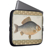 Karpfenfisch, Süßwasser anstrichen Laptopschutzhülle (Vorne Rechts)