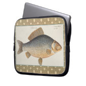 Karpfenfisch, Süßwasser anstrichen Laptopschutzhülle (Vorderseite Links)