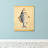 Karpfenfisch, Süßwasser anstrichen Leinwanddruck