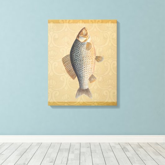 Karpfenfisch, Süßwasser anstrichen Leinwanddruck (Insitu (Holzboden))