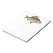Karpfenfisch, Süßwasser anstrichen Notizblock (Rotiert)