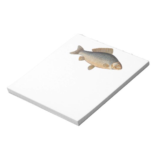 Karpfenfisch, Süßwasser anstrichen Notizblock (Rotiert)