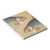 Karpfenfisch, Süßwasser anstrichen Notizblock (angewinkelt)