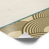 Karpfenfisch, Süßwasser anstrichen Poster (Ecke)