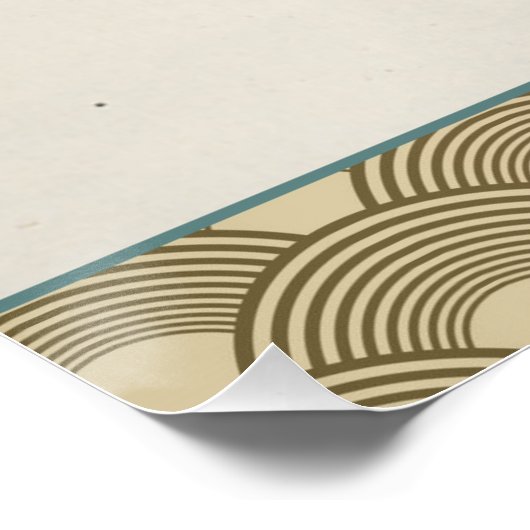 Karpfenfisch, Süßwasser anstrichen Poster (Ecke)