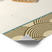 Karpfenfisch, Süßwasser anstrichen Poster (Ecke)