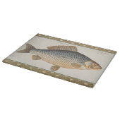 Karpfenfisch, Süßwasser anstrichen Schneidebrett (Ecke)