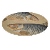 Karpfenfisch, Süßwasser anstrichen Schneidebrett (Ecke)