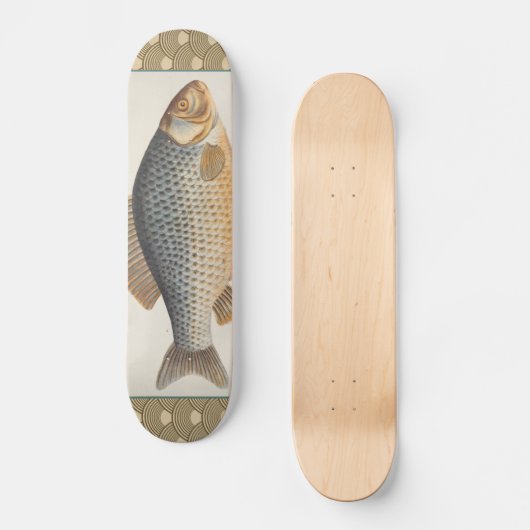 Karpfenfisch, Süßwasser anstrichen Skateboard (Vorderseite)