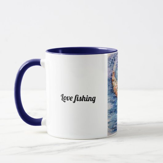Karpfenfisch Tasse (Links)