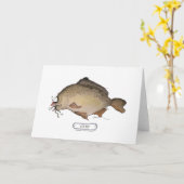 Karpfenfisch, tony fernandes karte (Gelbe Blume)