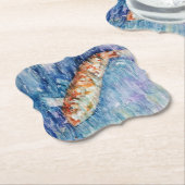 Karpfenfisch Untersetzer (angewinkelt)