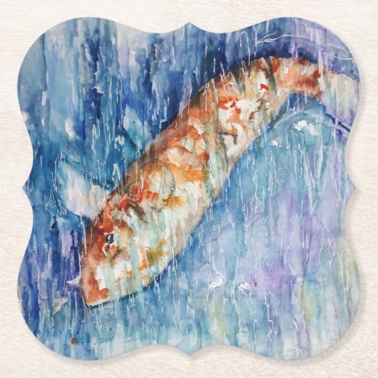 Karpfenfisch Untersetzer (Vorderseite)