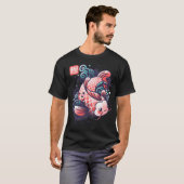 Karpfenfisch Wasserfarbe T-Shirt (Vorne ganz)