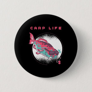 Karpfenfischen Button