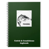 Karpfenfischerei Fang- und Zustandslogbuch Notizblock (Vorderseite)