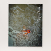 Karpfenfischfoto Puzzle (Vertikal)