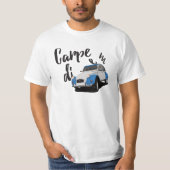 Karpfenteem mit der zweifarbigen Farbe 2CV - 23 T-Shirt (Vorderseite)