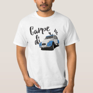 Karpfenteem mit der zweifarbigen Farbe 2CV - 23 T-Shirt