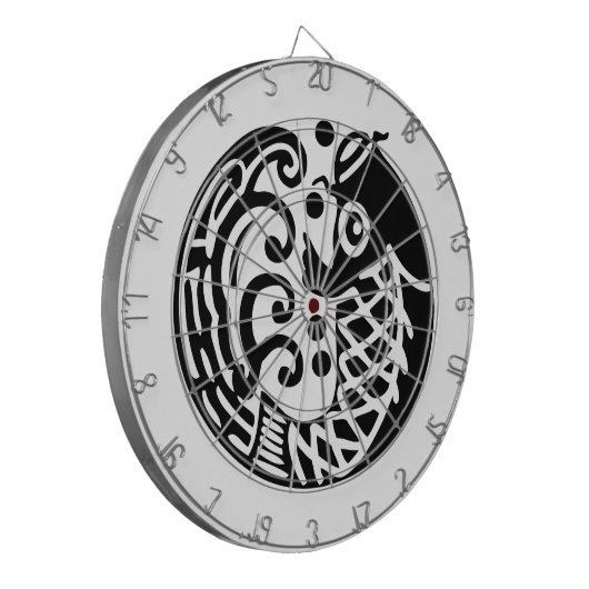 Karpfenwelle Dartscheibe (Vorderseite Links)