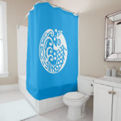 Karpfenwelle Duschvorhang (Beispiel)