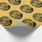 Karpfenwelle Geschenkpapier (Ecke)
