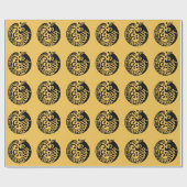 Karpfenwelle Geschenkpapier (Flach)