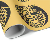 Karpfenwelle Geschenkpapier (Rolleneckpunkt)