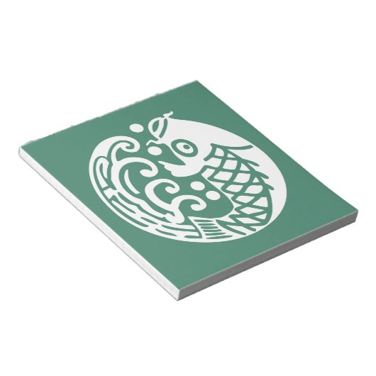 Karpfenwelle Notizblock (angewinkelt)