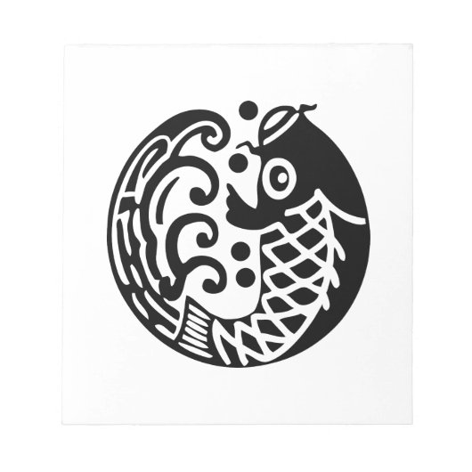 Karpfenwelle Notizblock (Vorderseite)