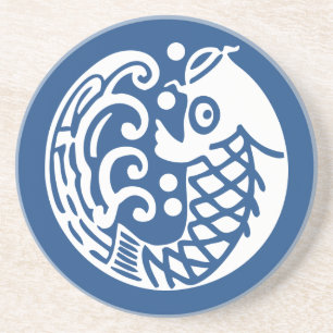 Karpfenwelle Sandstein Untersetzer