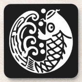 Karpfenwelle Untersetzer (Vorderseite)