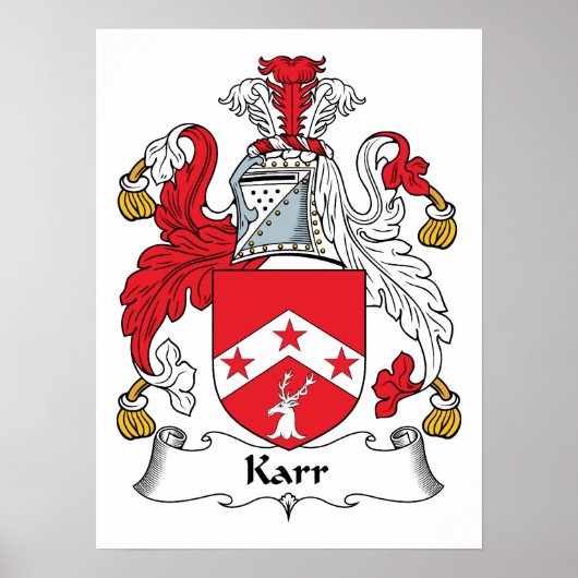 Karr Familienwappen Poster (Vorne)