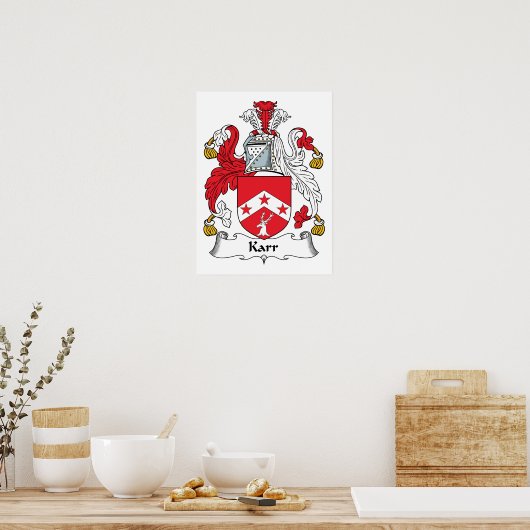 Karr Familienwappen Poster (Küche)