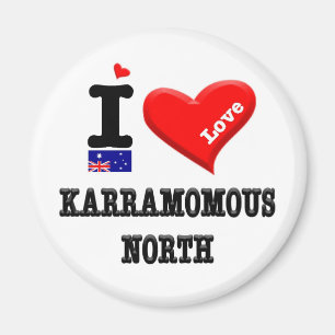 KARRAMOMOUS NORTH - I Liebe Magnet