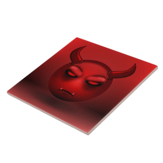 Karreau Devilmoji Fliese (Seite)