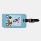 Karren, Alaska-Decken-Wurf-Vintage Reise Gepäckanhänger (Vorderseite horizontal)