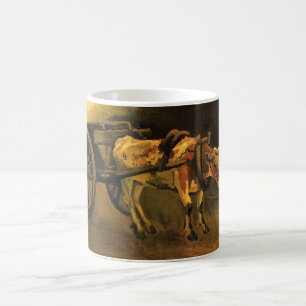 Karren mit rotem und weißem Ochsen (Vincent van Go Kaffeetasse