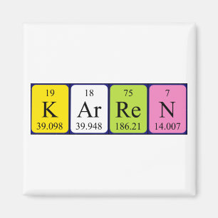 Karren Periodenmagnet Magnet