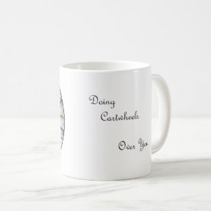 Karren über dir machen. kaffeetasse
