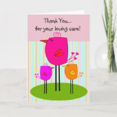 Karriere Dankeschön Karte (Vorderseite)