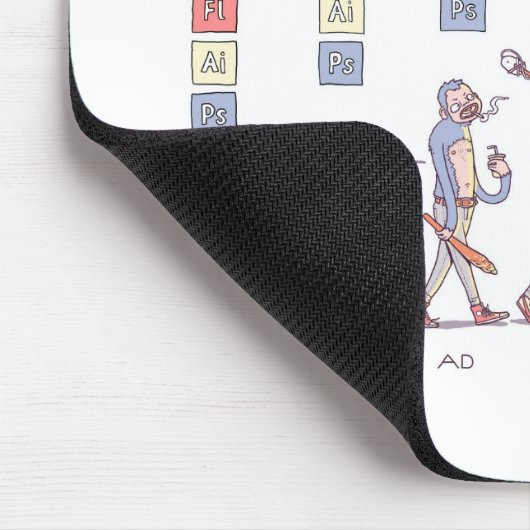 Karriere-Evolution Mousepad (Ecke)