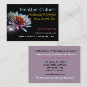 Karriere Floral Trusted Friend Visitenkarte (Vorne/Hinten)