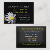 Karriere florale Serenity fröhlich Beruflich Visitenkarte (Vorne/Hinten)